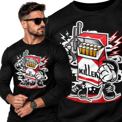LONGSLEEVE  ANIMOWANY  CIGARETTE KILLER